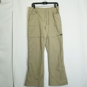 The North Face Convertible Shorts Pants in color Khaki size 14 women's